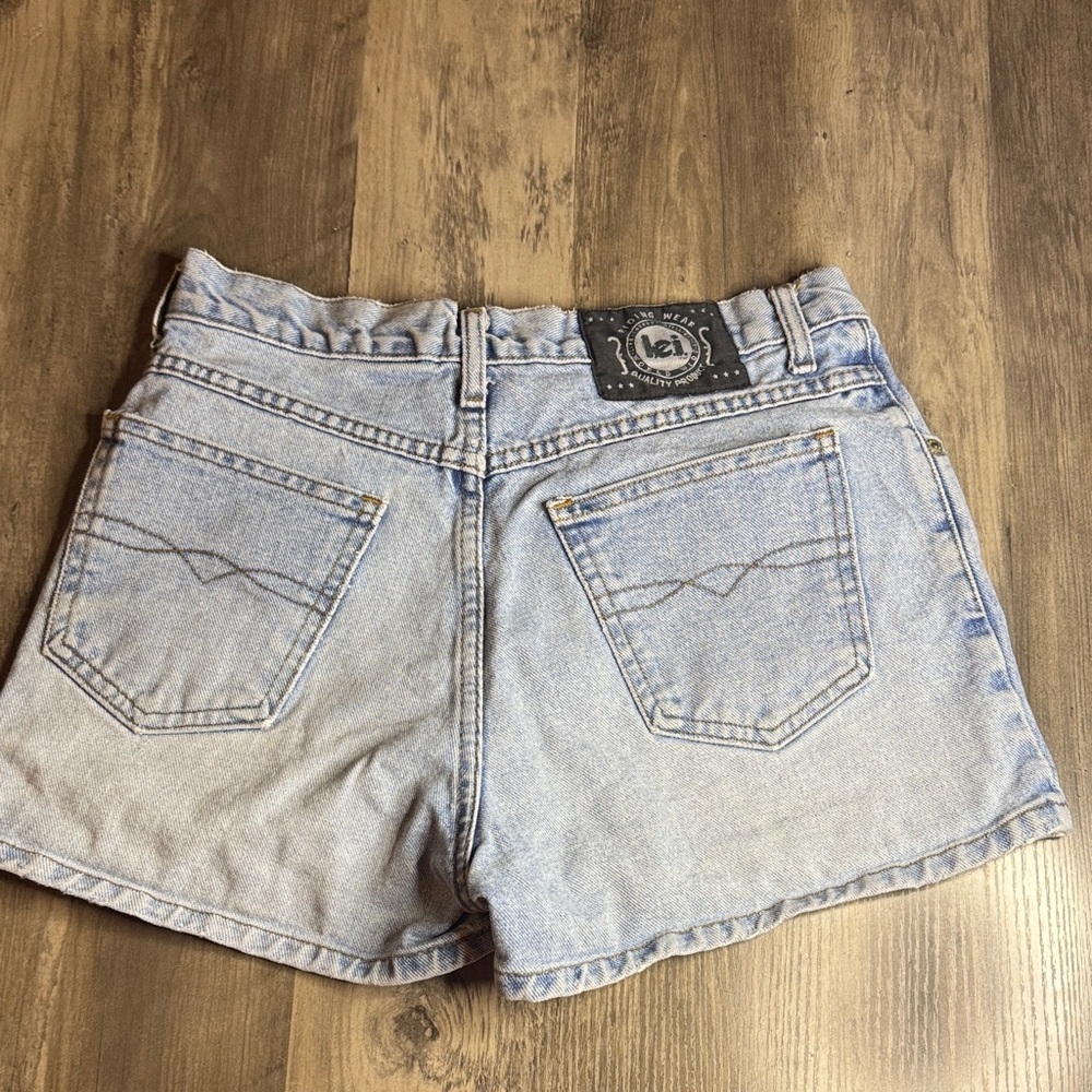 90’s Y2K LEI Light Blue Button Fly Jean Shorts for Women - Picture 5 of 5
